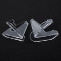 【FURONGHUA】 2Pcs Holder Coin Display Stand Clear Round / Square Case Capsules Holder Easel. 