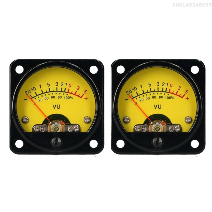 VU Meter 2 Pcs Power Amplifier Portable DB Meter High Precision VU ...