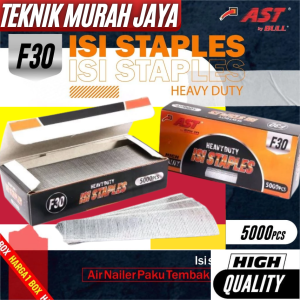 KODENKI Isi Paku Tembak Angin Air Nailer Refill F30 Staples Gun 30 mm Xenon Modern Benz Heavy Duty