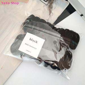 💕 YoYo Shop 💕 50pcs Set Elastic Hair Bands Girls Hair Accessories Colorful Nylon Headband Kids Scrunchie Gift