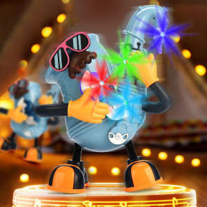 Children Electric Mr. Rock Dancing Electronic Pet with Lights Music Sax Guitar Educational Toys
