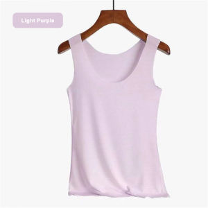 ChoiFoo เสื้อกล้ามผู้หญิงเสื้อกล้ามผู้หญิงเปิดหลังเสื้อบังทรงสไตล์เกาหลีเรียบง่ายสีทึบ Cewek Seksi เสื้อกล้ามเข้ารูปพอดีนิ่มใส่สบายเท่ๆ