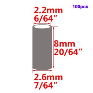GUDAN Phụ kiện Hợp kim Đồng Ống dây câu cá Đầu nối tay áo uốn Ống dây câu cá Công cụ xử lý