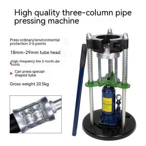 6 Ton Manual Hydraulic Hose Crimper 3/4 Jaw Dies 18-29mm Hydraulic Fitting Crimping Tool