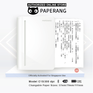 Paperang C1S Wide Format Thermal Printer. Print study notes sticker Airway Bill.