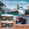 【KiTBEEZ KP-2】 Digital Camera 64MP WiFi Digital Camera 4K 18X Digital Zoom 180° Flip Screen Selfile Vlog Video Recorder YouTube. 