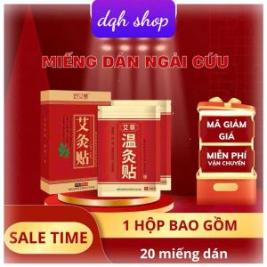 (1 hộp 20) Miếng dán ngải cứu cao cấp- Giảm đau cột sốngđau thần kinh tọa