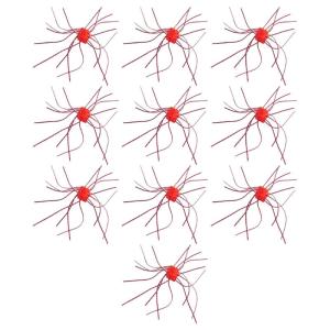 Saltwater Freshwater Baits Dices Shaped Fishing Lure Fishing Tackle Soft Artificial Baits 10pcs Flexible Whiskers Lure