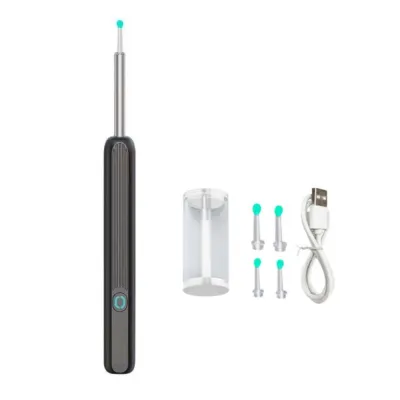 Pembersih Telinga WiFi Tanpa Wayar dengan Kamera HD untuk Penyingkiran Kotoran Telinga dan Kegunaan Rumah
