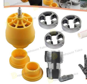 8 Buah Alat Pembuat Senai Ulir Pipa 8PCS Thread Kit Maker 1" 1/2" 3/4" Senai Drat Ulir Cocok Untuk Latihan Listrik