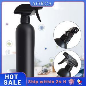 500ml Powerful Mist Sprayer Black Bottle Multi-Functional Nozzle Lock Mist Alcohol Disinfectant Plastic Dispenser