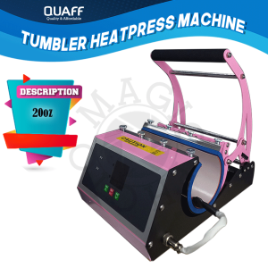 MP00 QUAFF Tumbler Heat Mug Press Machine Pink for Mug and Tumbler 20oz