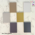 Mini Notepad Small Pocket Notebook Fancy Card Flip Memo Paper Mini Note taking lined paper sheets. 