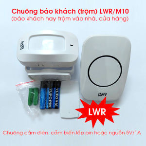 LWR M10 Chuông báo khách báo động hồng ngoại không dây hàng chính hãng