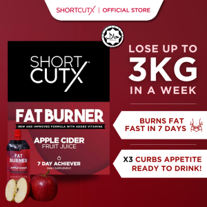 Shortcutx Apple Cider Fruit Juice Fat Burner v2.0 • 7 Sachets • Weight Loss / Slimming / Detox / Ready to Drink