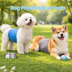 OUTOPEN Washable Dog Physiological Pants Breathable High Absorbing Male Dog Diapers Pet Supplies Leak-proof Courtesy Pants Heat Season