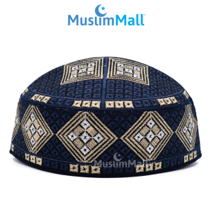Peci Pakistan Ful Bordir Kopiah Haji Premium Bordir Motif Diamond High Quality Product The Kufi