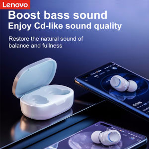 Lenovo PD1X True Wireless Earbuds TWS Bluetooth Earphones Bass Sound Handfree Headset with Mic Bluetooth 5.0 HD Stereo Sound Waterproof Noise Reduction