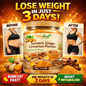 Turmeric Ginger Cinnamon Powder Weight Loss Detox Drink 1KG Buy1Get1 Ready Stock
