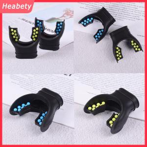 Heabety  Scuba Diving Silicone W màu Tab thay thế điều chỉnh ống thở phù hợp với miệng mảnh