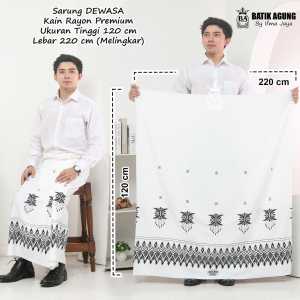 Sarung Batik Goyor Pria Dewasa Motif Pintu Aceh Rayon Premium Terbaru 2024