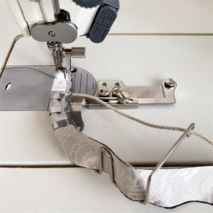 Piping Welting Cording Folder Device Fit Single Needle Lockstitch Sewing Machine Accessories Adjustable Guide Cording Foot