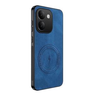 Trường hợp đối với Vivo V80 Lite v80lite 5g vỏ điện thoại sét Nappa từ tính họa tiết con cú da máy ảnh vỏ lưng bảo vệ cho vivov80 Lite 5g