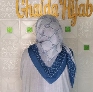 OBRAL GHAIDA HIJAB KRUDUNG SEGI EMPAT | HIJAB SEGI EMPAT  TERNARU 2023 | JILBAB MOTIF