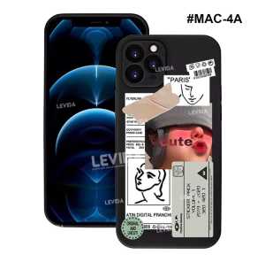 Oppo Reno 11F Oppo Reno 12 5G Oppo Reno 12 Pro 5G Oppo Reno 12F Case Black Gambar MAC04/ Macaron Black softcase Oppo Reno 11F Oppo Reno 12 5G Oppo Reno 12 Pro 5G Oppo Reno 12F