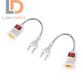chuôi đèn lò xo có công tắc e27 xoay 360 độ.
