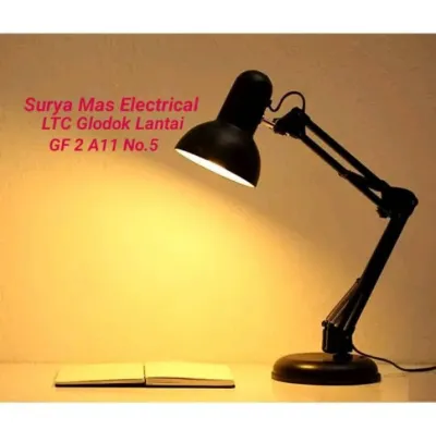 Lampu Belajar Arsitek Jepit / Lampu Kerja Arsitek / Lampu Meja - Hitam