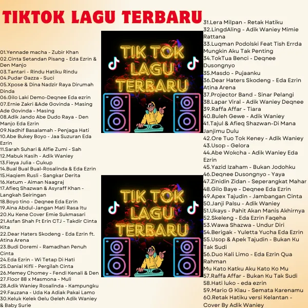 usb pendrive lagu melayu tiktok terbaru 2024/lagu campur/flash drive ...