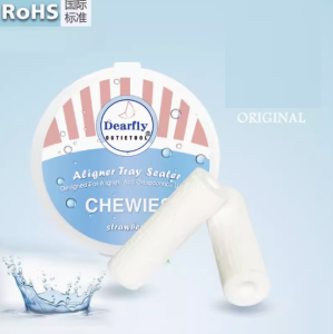 2 pcs Dearfly Aligner Tray Seater Chewies FDA Standard Invisible Retainer Seater Teeth Alinger Tray Seater Chewies Clear Aligner Chewies Aligner Chews