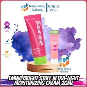 Emina Bright Stuff Ultra-Light Moisturizing Cream 20ml - Pelembab Wajah Mencerahkan