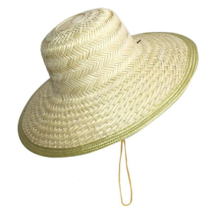 Straw Cap for Adult Wide Brim Sun Hat Breathable Fisherman Cap Bamboowoven Fishing Hat Outdoor Beach Headwear Visor-Cap