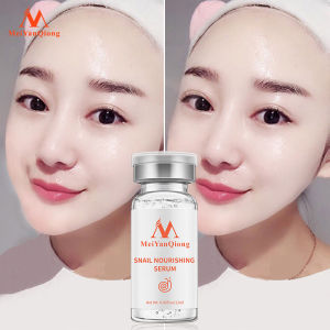 MeiYanQiong High quality snail100% essence hyaluronic acid liquid whitening spot essence shrink pores ampoule anti-acne regenerative essence