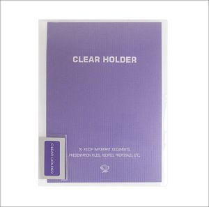 Dokumen Keeper EAGLEFiles 10 Pocket A4 Clear Holder Document Keeper Display Book E 326 A