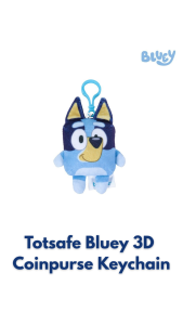 Totsafe Bluey 3D Coinpurse Keychain