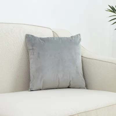 Superfine Velvet Cushion Cover 50x50/60x60/50x70cm Solid Nordic Throw Pillow Case Big Size Decorative Pillow Cover for Bed Sofa Chair Living Room Bedroom Home Decor
