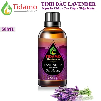 Tinh Dầu Oải Hương Nguyên Chất TIDAMO Tinh Dầu Lavender Xông Phòng Giúp Thư giản Khử Trùng Và Bảo Vệ Sức Khỏe