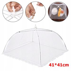 【Wangbokang】ฝาชีครอบอาหาร ลายการ์ตูน พับได้ 70-80ซม. กันแมลง ฝุ่น ระบายอากาศดี สำหรับครัว ปิกนิก