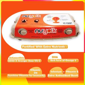 Nuyolk Premium Fresh Eggs - 10 PCS