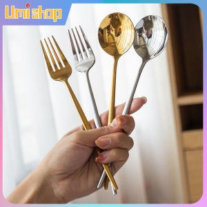 ช้อนส้อมเกาหลีช้อนเกาหลี 304 ส้อมเกาหลีช้อนส้อมทรงเกาหลีแตเลสแท้ แท้สแตนเลส ไม่เป็นสนิม มีน้ำหนัก 076