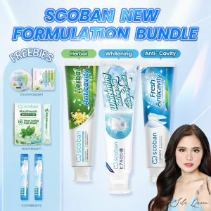 Scoban Herbal Anticavty Toothpaste Gentle And Non-irritating Whitening Teeth Freshens Breath 150g