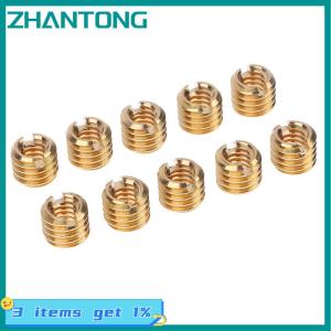 ZHANTONG 10pcs 1 4 Inch To 3 8 Inch Convert Screw Standard Adapter Reducer Bushing Converter For Camera Camcorder Tripod Monopod