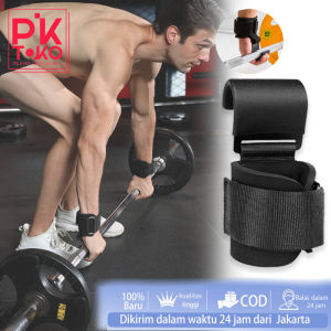 Kait Pergelangan Tangan Pull-Up Angkat Besi Kebugaran Latihan Kekuatan Peralatan Olahraga Batang Horizontal Pengait Penguat Tangan