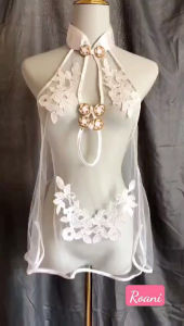 (kèm video thật) sườn xám cosplay cột dây