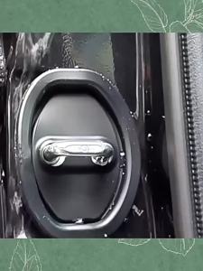 Kail Silicone Car Door Lock Striker Covers 4Pcs Anti Noise Caps for JAC Refine S2 S4 S7 X200 JS6 JS8 T8 7P3H9
