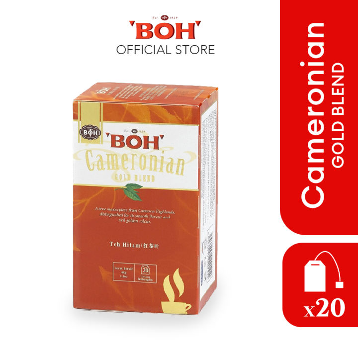 BOH Cameronian Gold Blend Teabag Sachet (20s) / BOH Uncang Teh Hitam ...
