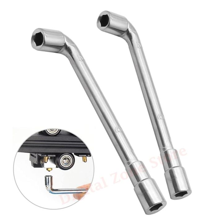 L Shaped Spanner Hexagonal Wrench Hex Socket Wrench 6MM/7MM for MK8 E3D
